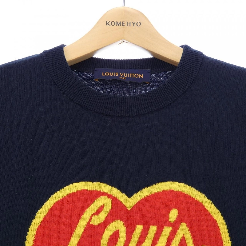 Louis Vuitton LOUIS VUITTON Áo len họa tiết jacquard hình trái tim HMN01WJN5 NIGO - Hàng hiệu Chính hãng 887532