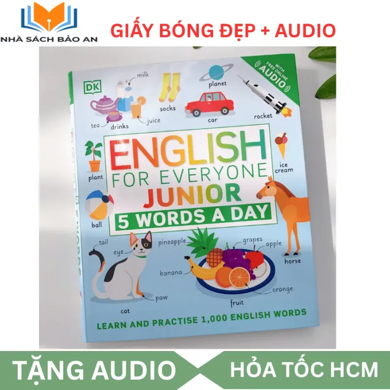 Sách - 5 words a day giấy bóng tặng audio 739678