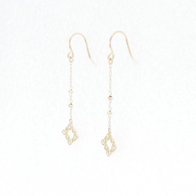 K18YG Bông tai kim cương 0.08CT - Hàng hiệu Chính hãng 873379