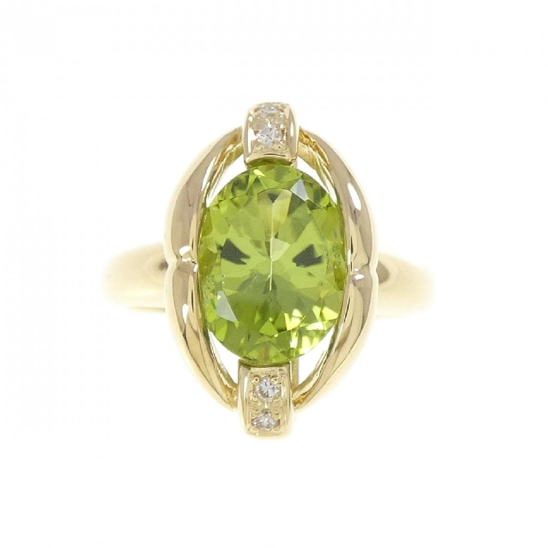 Nhẫn Peridot K18YG 2.50CT - Hàng hiệu Chính hãng 852002