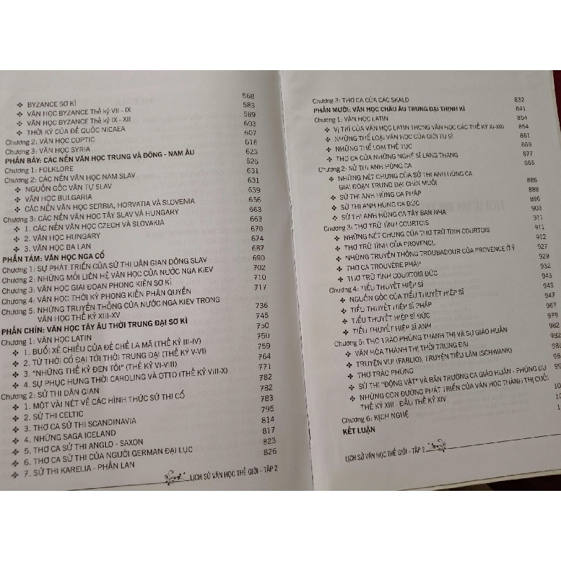 LỊCH SỬ VĂN HỌC THẾ GIỚI 2 - TTNCQH  - 2012 - 1103 trang - Bìa cứng ANTQ2308 VĂN HỌC 919781