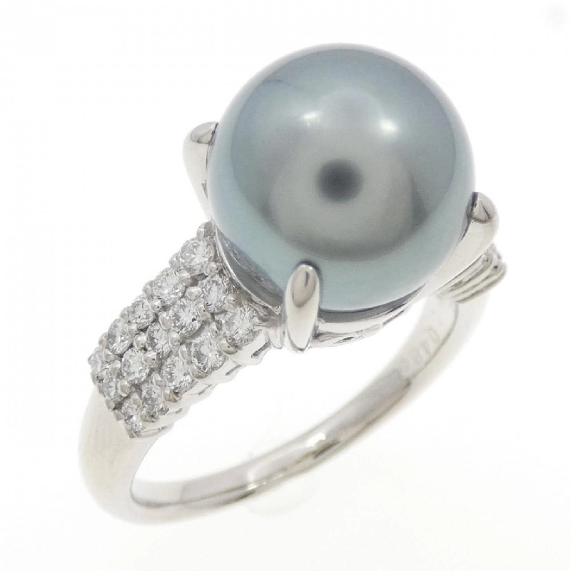 Nhẫn ngọc trai đen PT900 10.6mm 666981