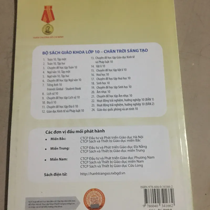 Sách giáo khoa địa lý 10 chân trời sáng tạo (cũ) 561610