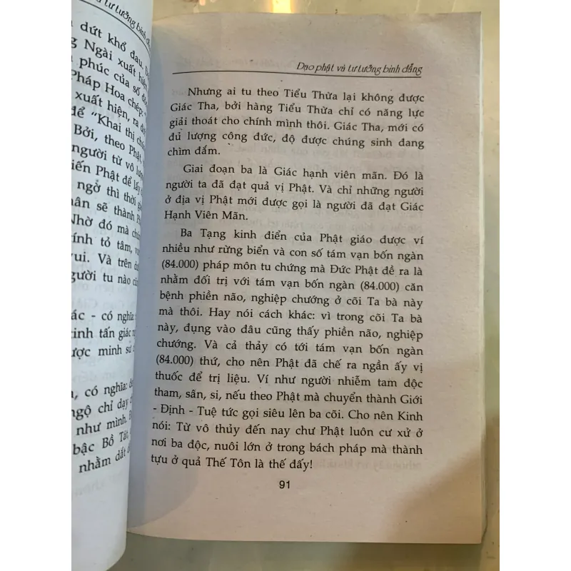 ĐẠO PHẬT VÀ TƯ TƯỞNG BÌNH ĐẲNG - NHIỀU TÁC GIẢ 783882