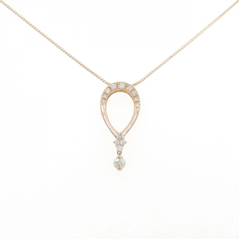 K18PG Dây chuyền kim cương 0.20CT - Hàng hiệu Chính hãng 860904