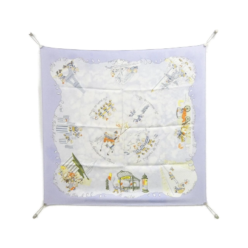 Khăn choàng HERMES LES TRIPLES - Hàng hiệu Authentic 807285