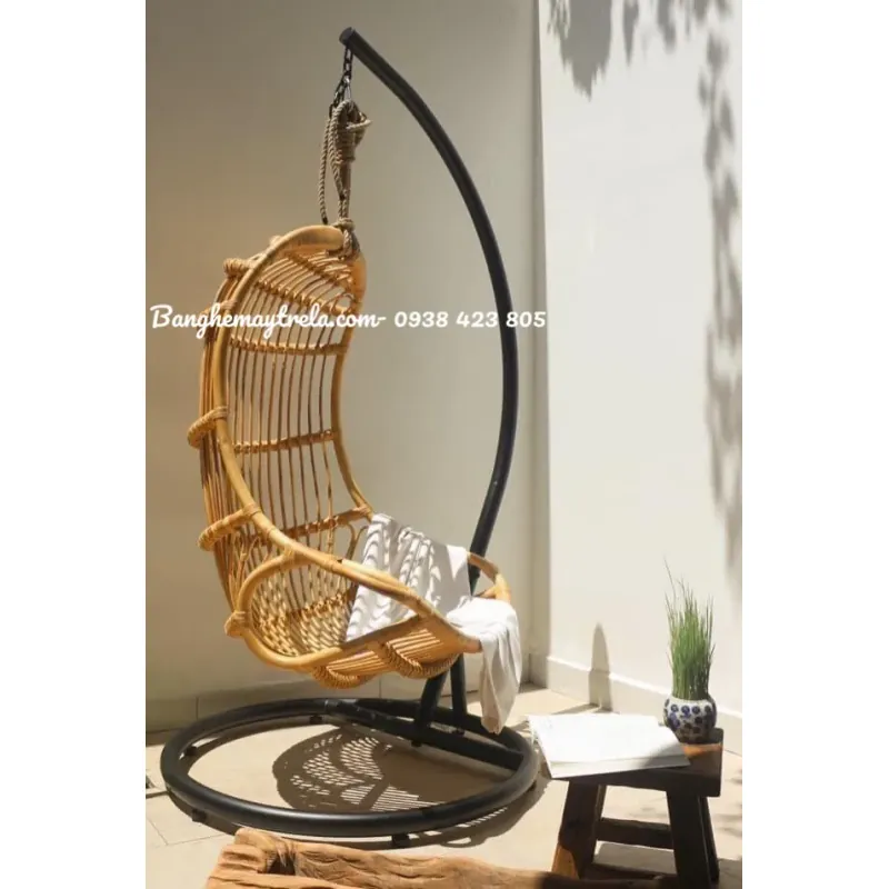 Xích đu mây ban công 792495