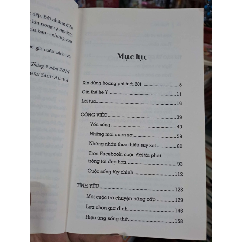Tuổi 20 những năm tháng quyết định cuộc đời bạn - Meg Jay - PhD - 2017 mới 80% ố - KỸ NĂNG - HCM0111 920667