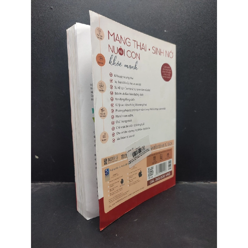 [Phiên Chợ Sách Cũ] Mang thai sinh nở và nuôi con khỏe mạnh Geon-Oh Kim 2021 nhăn 2303 419077