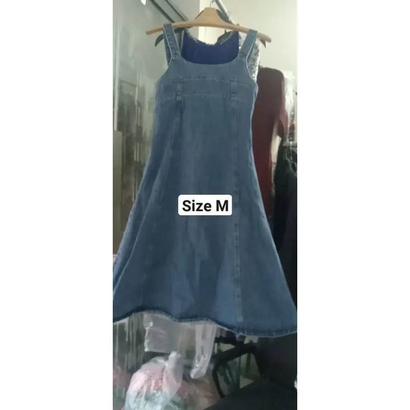 Đầm yếm jean size M 992168