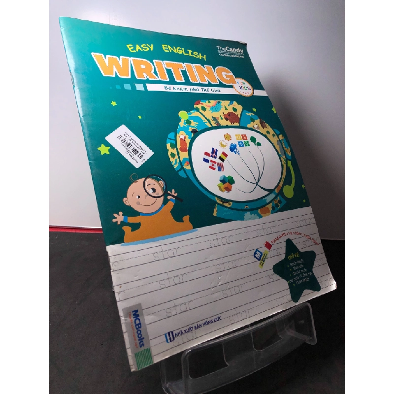 Easy english writing for kids bé khám phá thế giới 2018 mới 85% bẩn nhẹ Đỗ Nhung HPB2808 HỌC NGOẠI NGỮ 350435