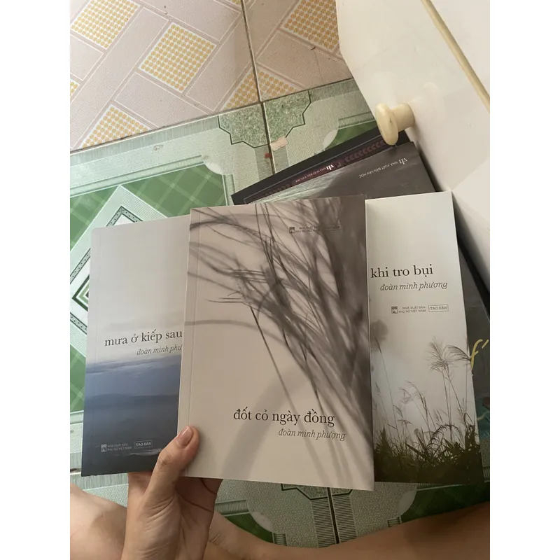 Đốt cỏ ngày đồng + mưa ở kiếp sau + và khi tro bụi  Đoàn Minh Phượng a 731036