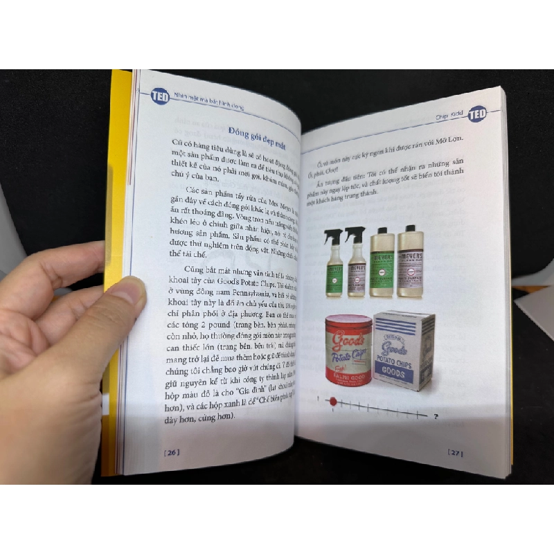 Nhìn Mặt Mà Bắt Hình Dong - Tedbooks - Chip Kidd, Mới 80% (Ố Nhẹ), 2017 SBM.VH2504 450597