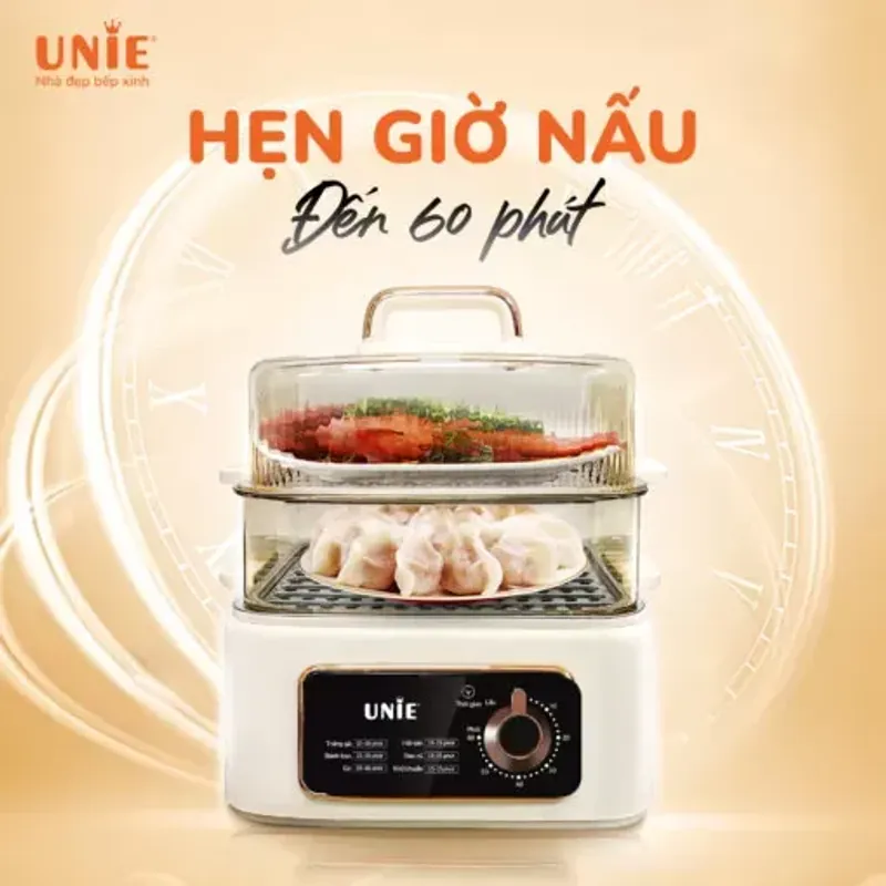 Nồi lẩu hấp đa năng Unie UE660  Dung tích 10L – đủ cho 5 đến 10 người ăn thoải mái.🍲 727505