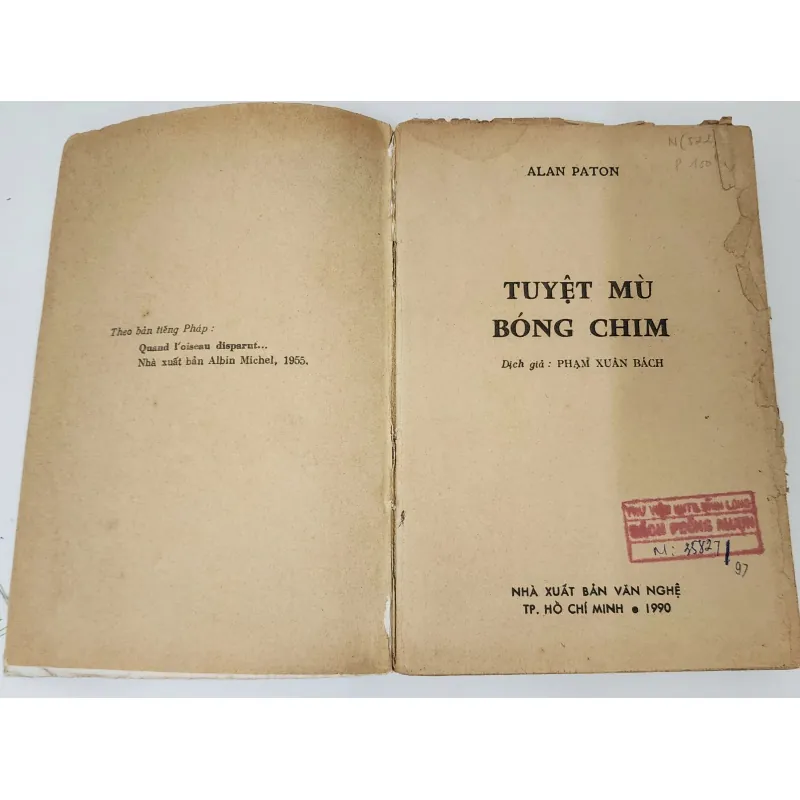 Tiểu thuyết Nam Phi TUYỆT MÙ BÓNG CHIM (Allan Paton) 791536