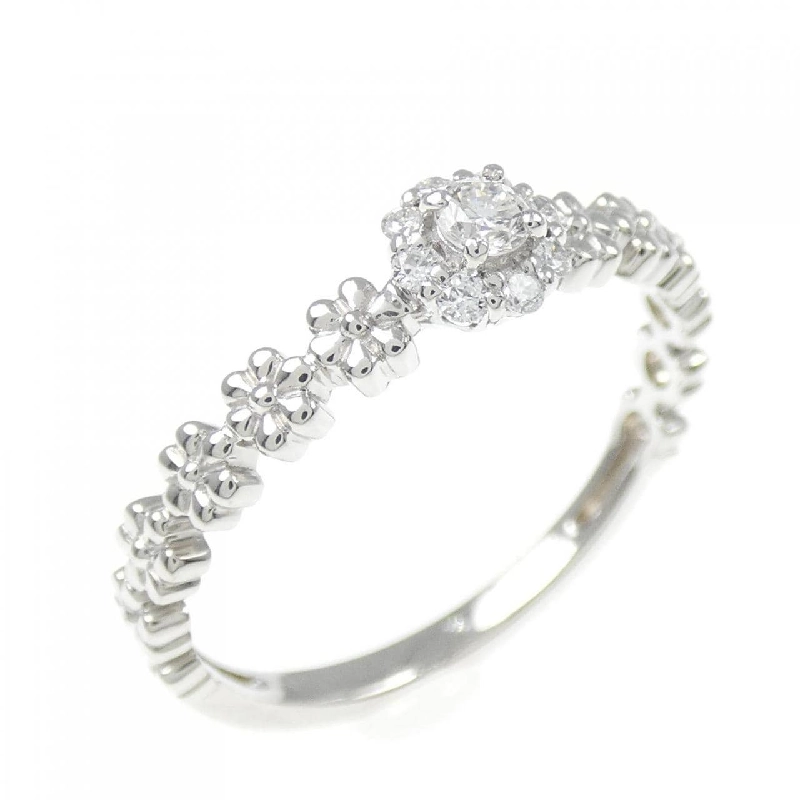 Nhẫn kim cương PT999 hoa 0.13CT 673488