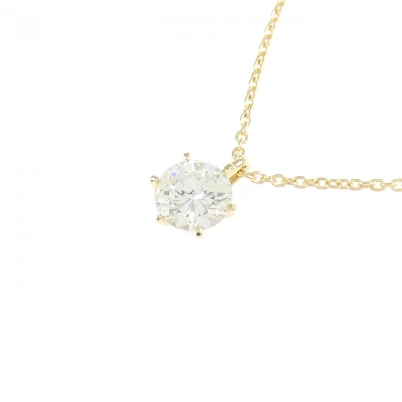 Dây chuyền kim cương K18YG 0.414CT H I1 Tốt - Hàng hiệu Chính hãng 874816