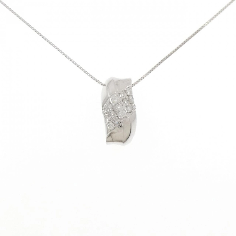 K18WG Dây chuyền kim cương 0.50CT - Hàng hiệu Chính hãng 862141