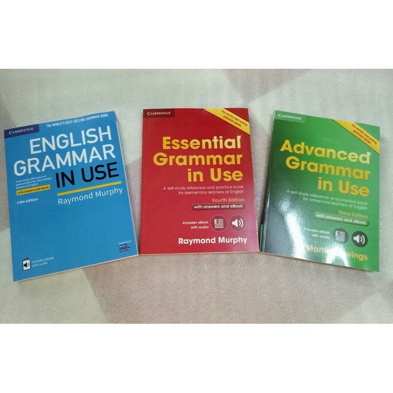Bộ sách Grammar in use (3 cuốn màu đẹp) 194634