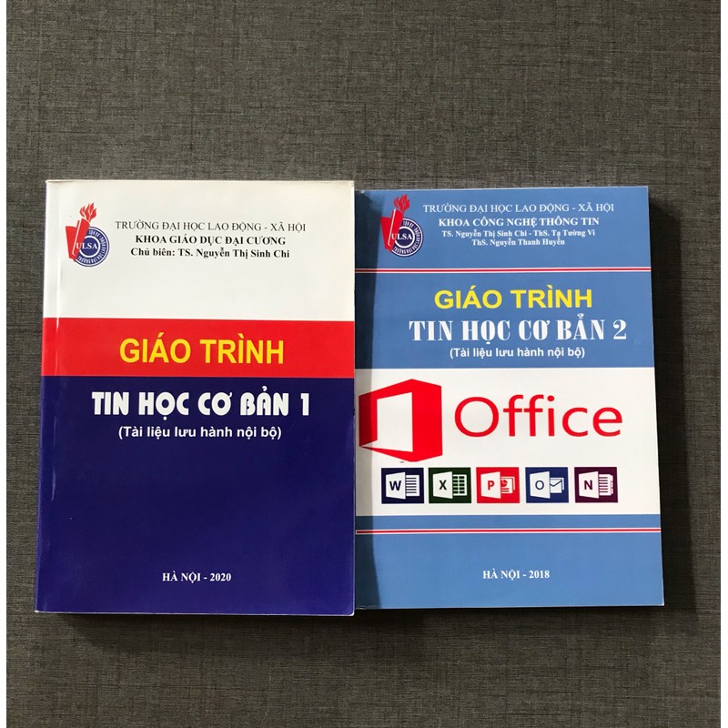 Giáo trình Tin Cơ Bản 1 & 2 ( mới 98%) sách tồn kho 154098