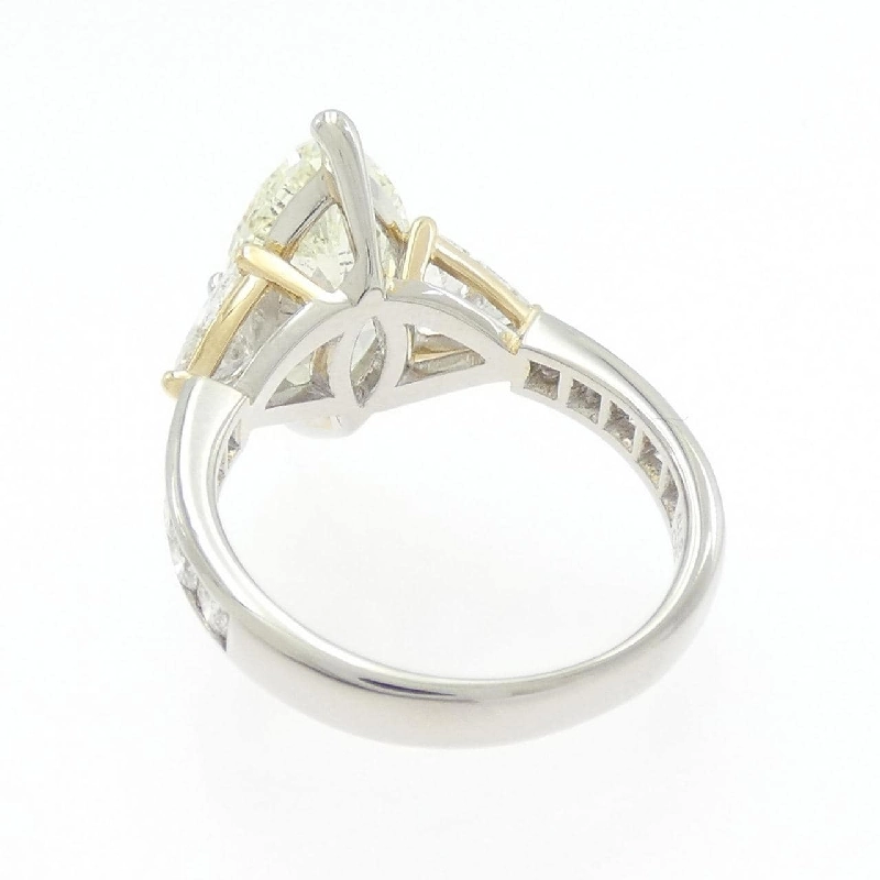 Nhẫn kim cương PT900/K18YG 4.06CT M I1 cắt Marquise - Hàng hiệu Authentic 872729