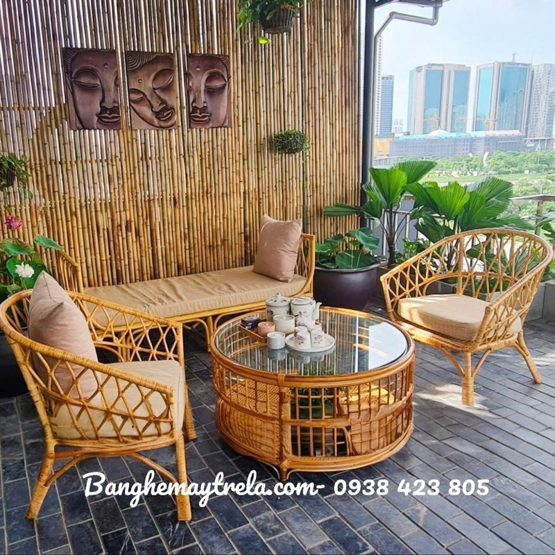 Ghế xích đu tròn mây treo trần nhà 497744