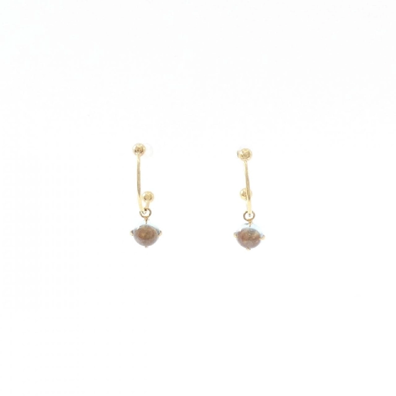 K18YG Blue Topaz Bông tai - Hàng hiệu Chính hãng 865141