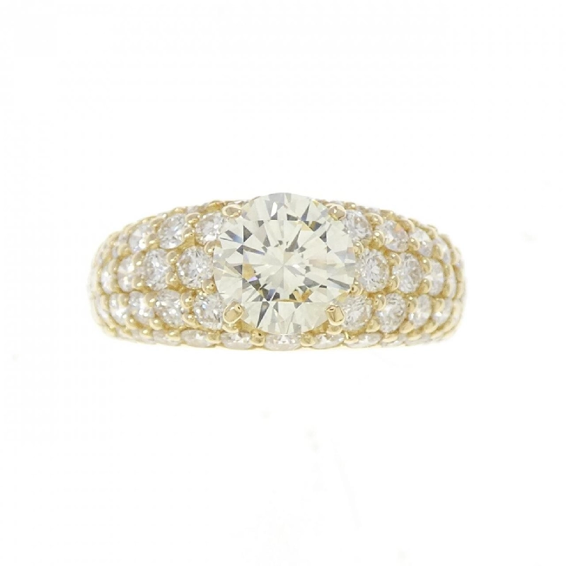 Nhẫn kim cương K18YG 1.007CT VLY VS2 Tốt - Hàng hiệu Chính hãng 872711