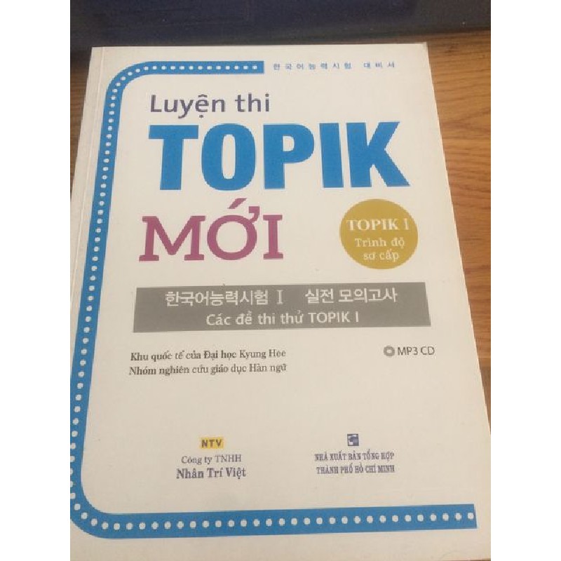 Sách luyện thi TOPIK 1 2984