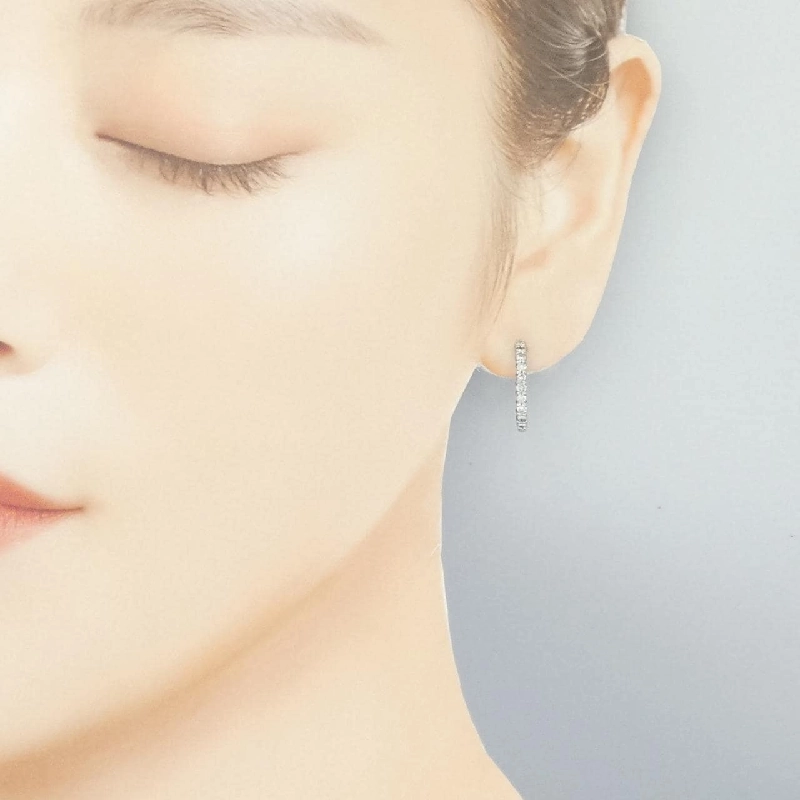 PT900 Bông tai kim cương hình vòng 0.40CT - Hàng hiệu Chính hãng 869790