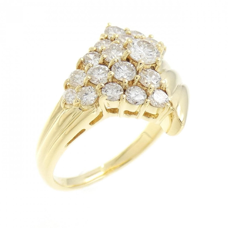 Nhẫn kim cương K18YG 1.06CT 670979