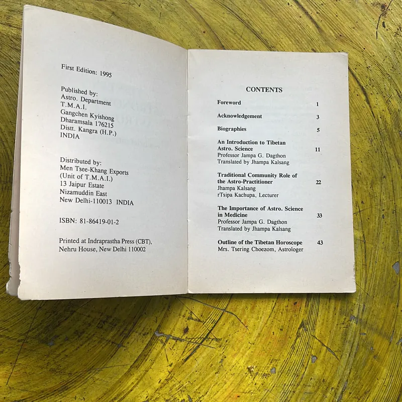 TIBETAN ASTRONOMY ASTROLOGY- A BRIEF INTRODUCTION  712229