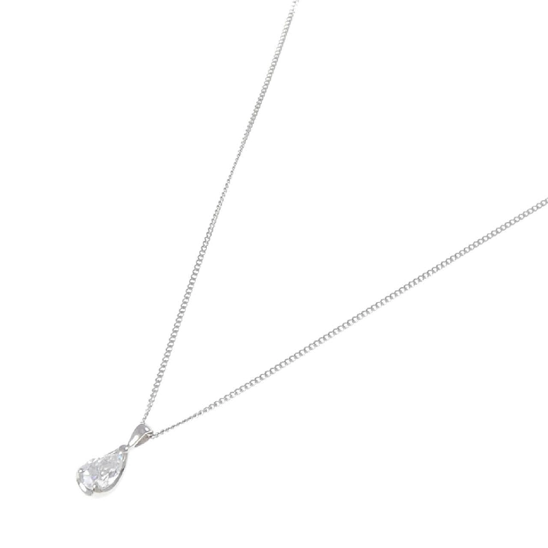 Dây chuyền kim cương PT900/PT850 0.719CT F SI2 hình giọt nước - Hàng hiệu Authentic 871723