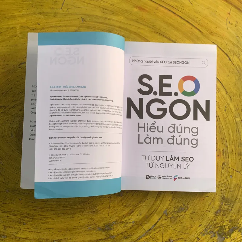S.E.O NGON HIỂU ĐÚNG LÀM ĐÚNG TƯ DUY LÀM SEO TỪ NGUYÊN LÝ 991343