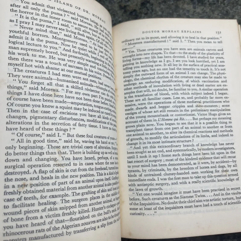 Seven science fiction novels of H.G. Wells hard cover 760411