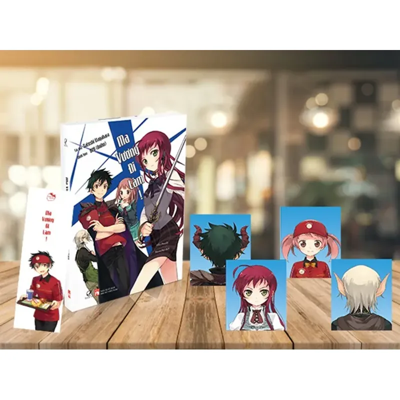 Combo Light Novel Ma Vương Đi Làm tập 1-2 nguyên seal full quà 1022237