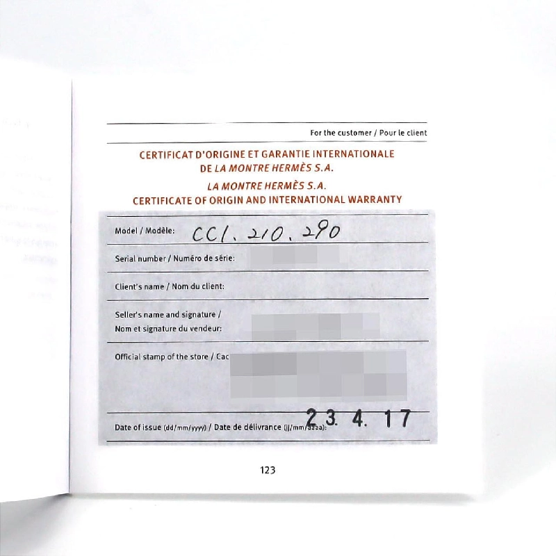 Hermès Cape Cod Double Tour 8P CC1.210 SS Quartz - Hàng hiệu Authentic 881312