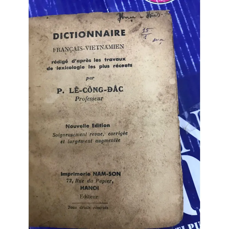 Dictionnaire Français-Vietnamien (Từ điển Pháp - Việt) 796911
