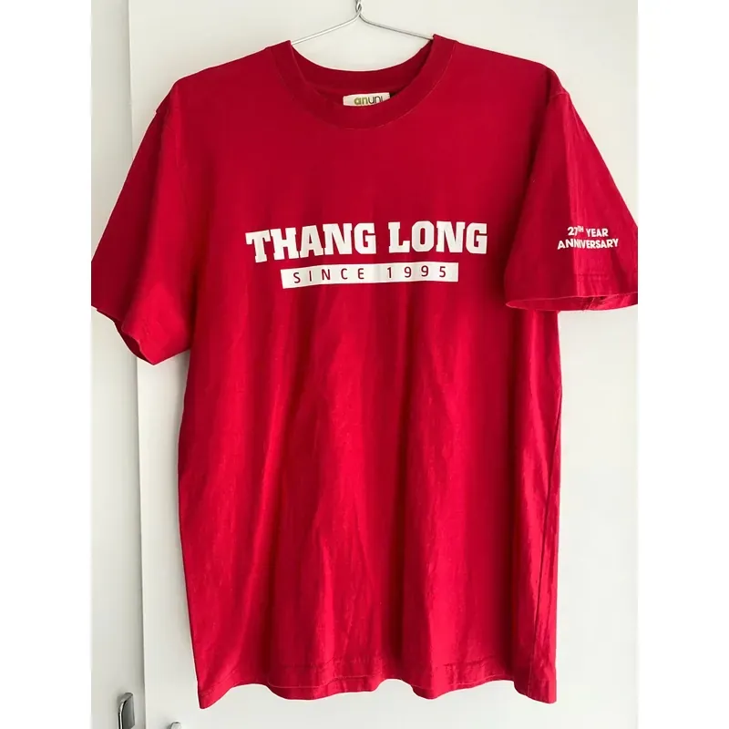 MỚI 99%***ÁO PHÔNG ĐỘI BÓNG RỔ NỮ THĂNG LONG HN* SIZE L* KỶ NIỆM 27 NĂM* TẶNG QUÀ 0Đ* 591612