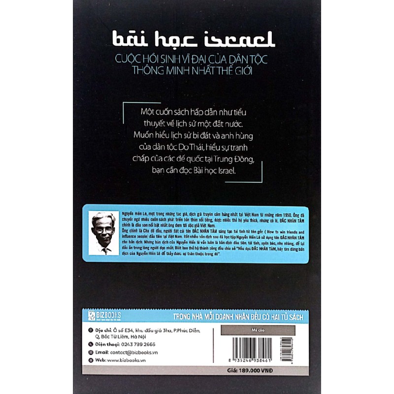 Bài Học Israel - Cuộc Hồi Sinh Vĩ Đại Của Dân Tộc Thông Minh Nhất Thế Giới - Nguyễn Hiến Lê 141609