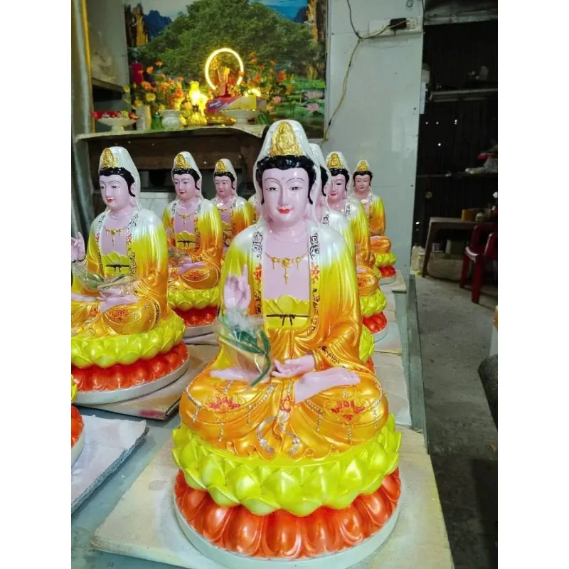 Tượng Phật Quan Thế Âm Bồ Tát Ngồi 30 vàng composite 787166