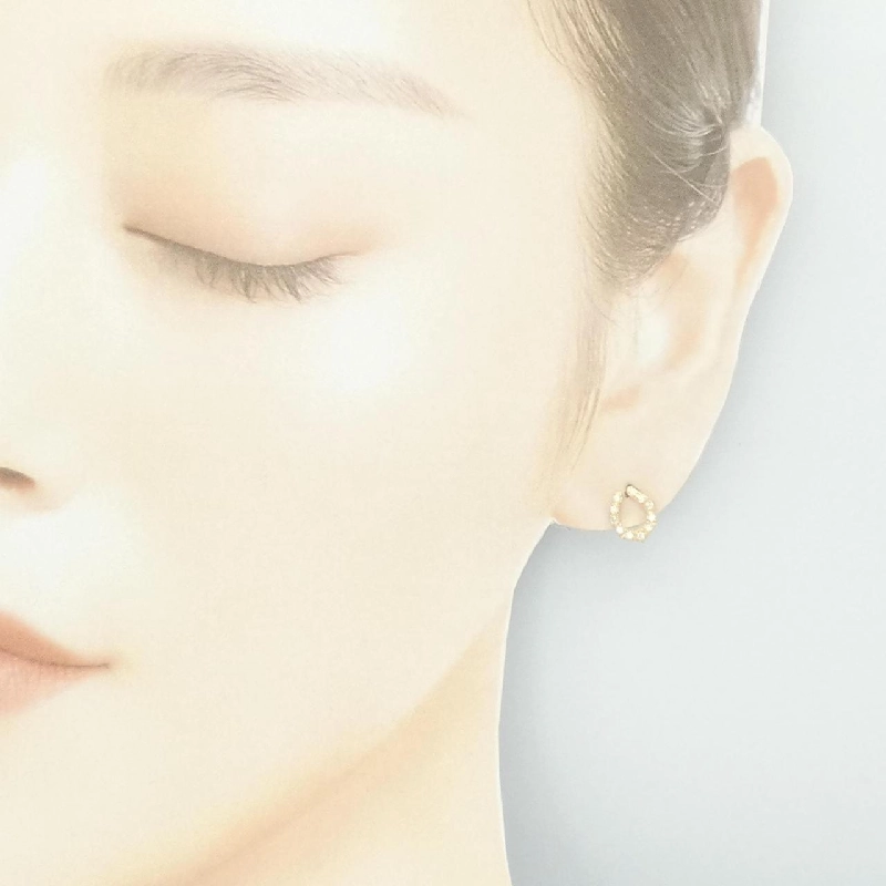 K18YG Bông tai kim cương 0.20CT - Hàng hiệu Chính hãng 875405