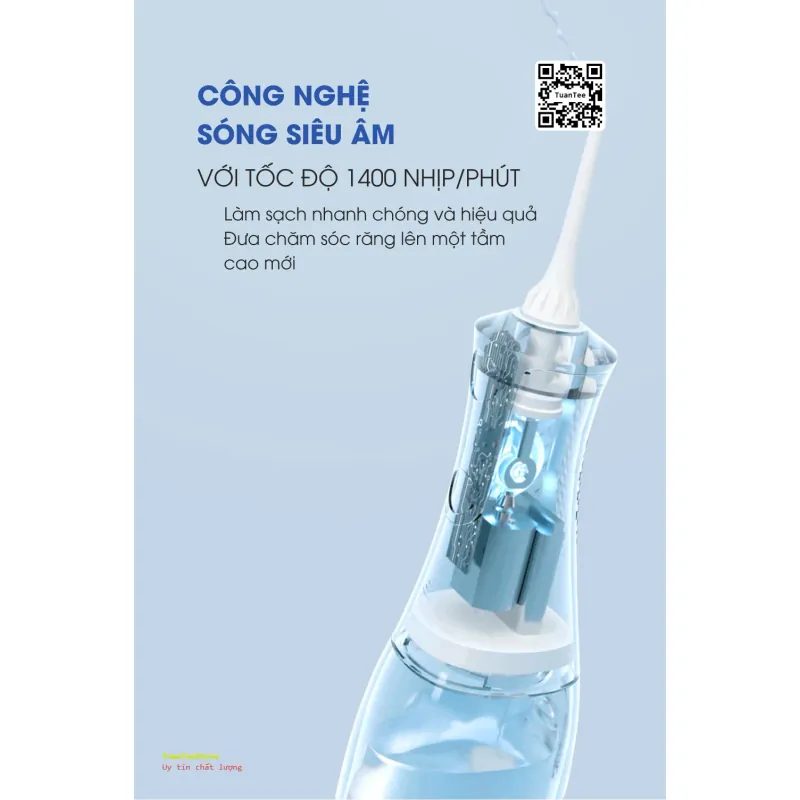 Máy tăm nước Kalite KHF03 làm sạch răng đánh bay mảng bám 601431