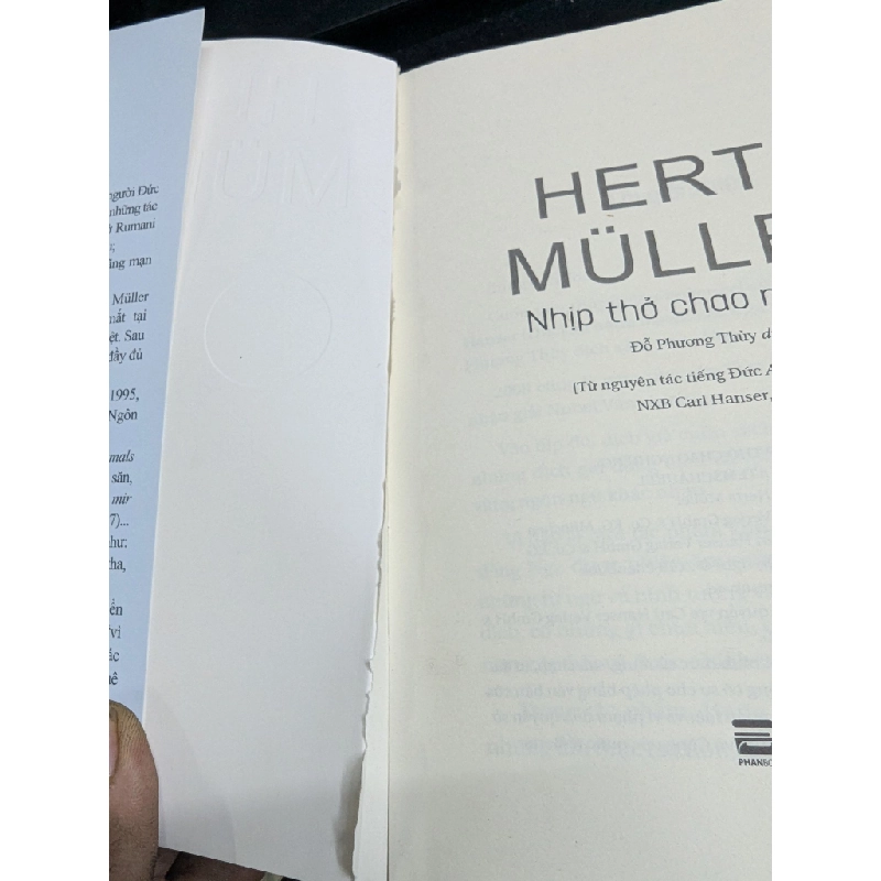 Nhịp thở chao nghiêng - Herta Muller 495802