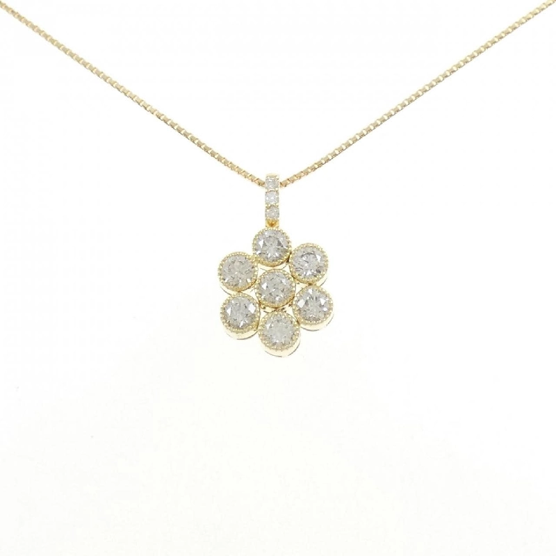 K18YG 2WAY Dây chuyền kim cương 1.00CT - Hàng hiệu Chính hãng 851248