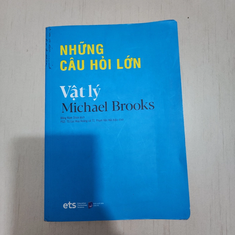 Sách Những câu hỏi lớn vật lý của Michael Brooks mới 95% 539834