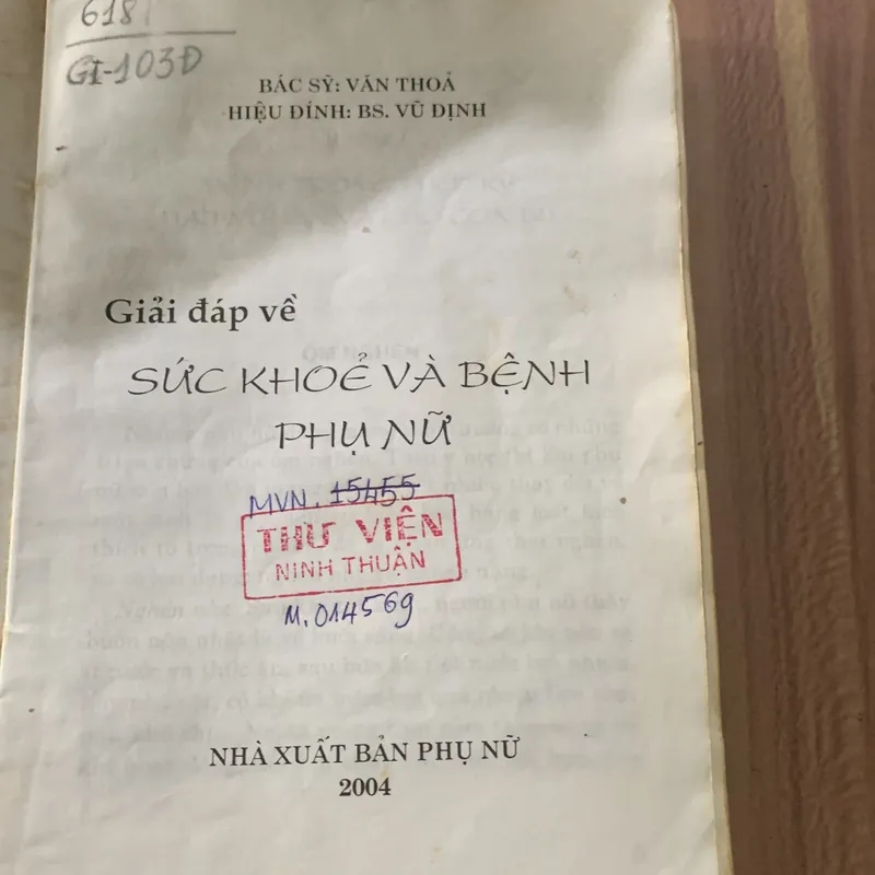 Giải đáp về sức khỏe và bệnh tật phụ nữ  622409