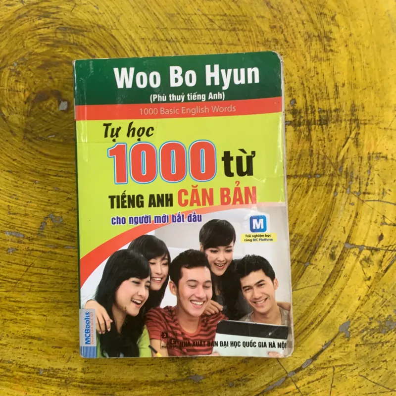 TỰ HỌC 1000 TỪ TIẾNG ANH CĂN BẢN CHO NGƯỜI MỚI BẮT ĐẦU- WOO BO HYUN 1022803