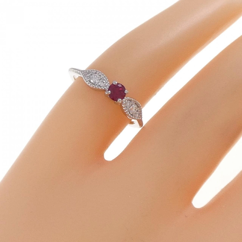 Nhẫn hồng ngọc PT900 0.20CT - Hàng hiệu Authentic 854127