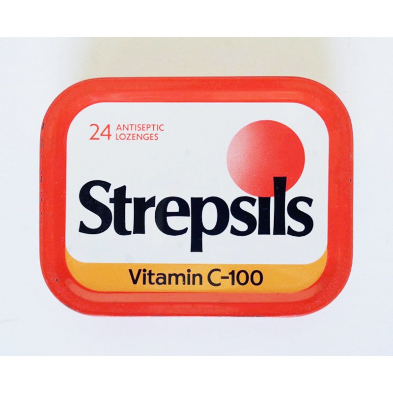 Vỏ hộp kẹo ngậm Strepsils năm 1999 71641